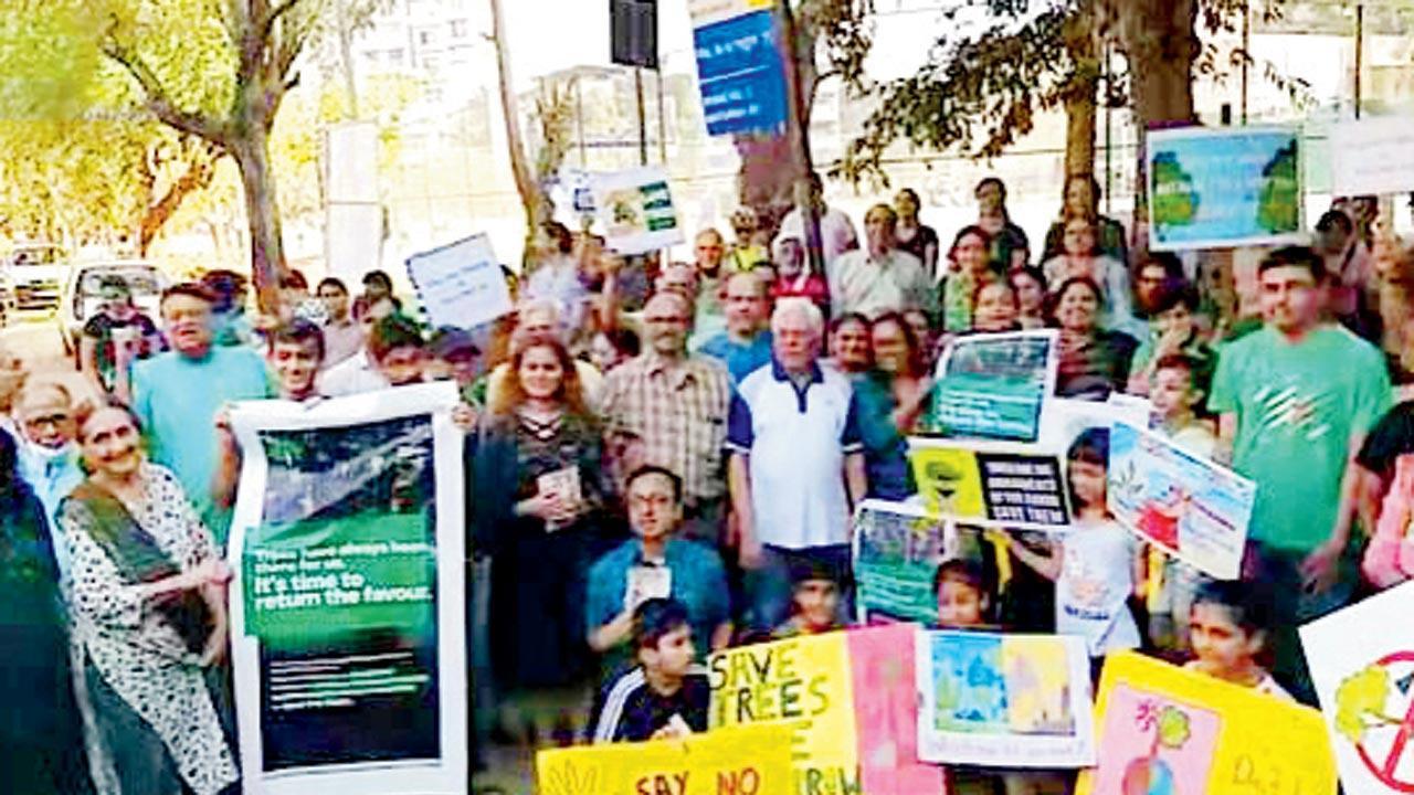 Mumbai: Residents rally to save trees in King’s Circle