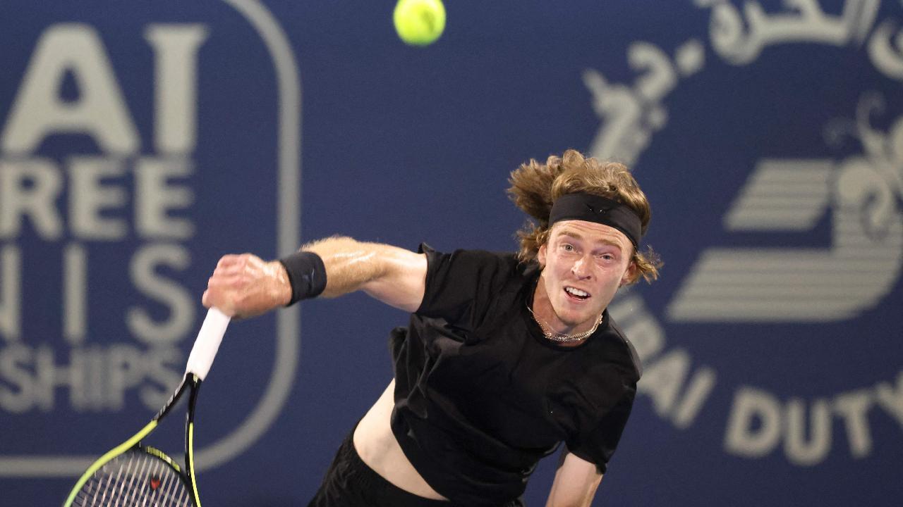 Rublev wins opening match of Dubai title defence