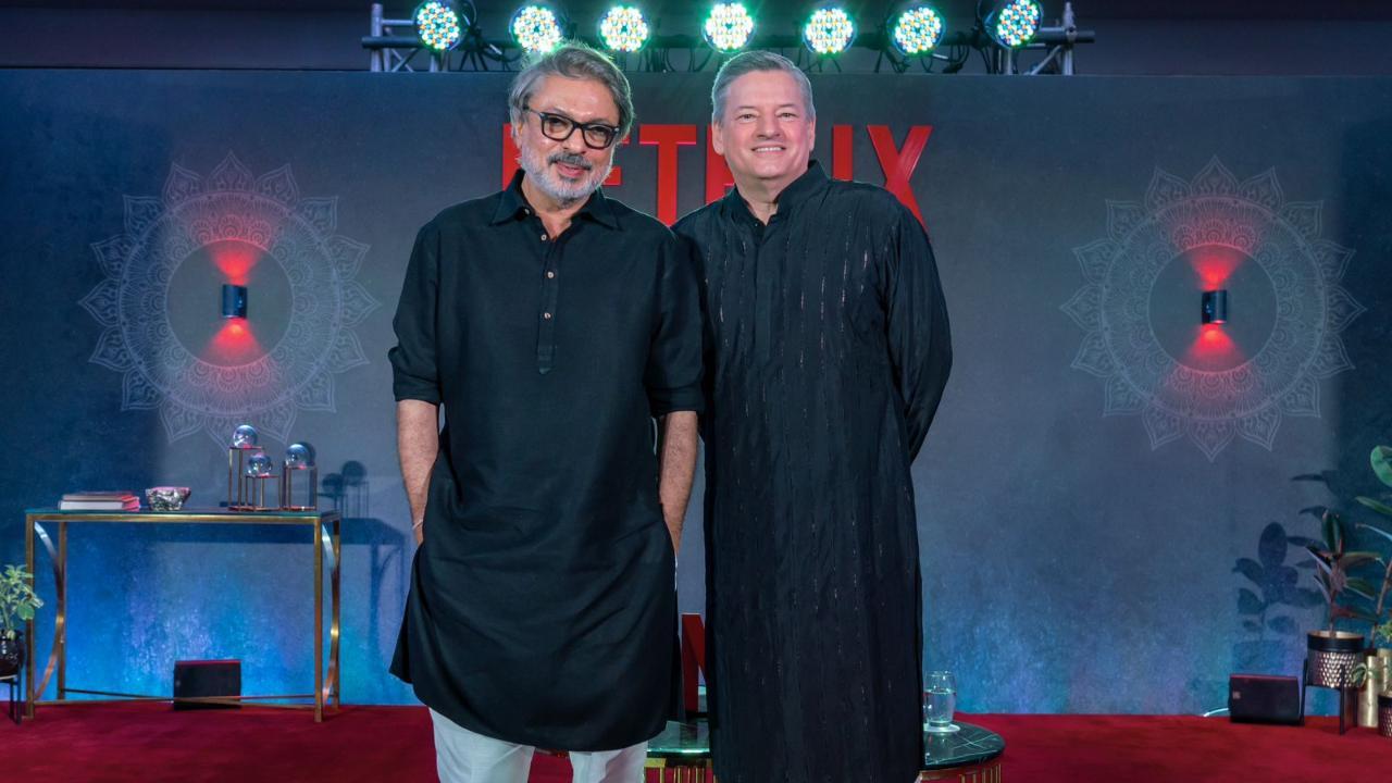 Netflix Co-CEO Ted Sarandos came to India to announce SLB`s `Heeramandi`