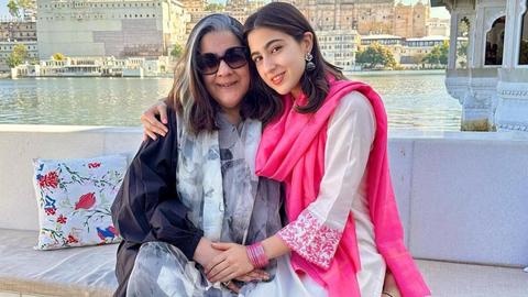 480px x 270px - Sara Ali Khan drops adorable birthday post for mom Amrita Singh, calls her  'whole world'