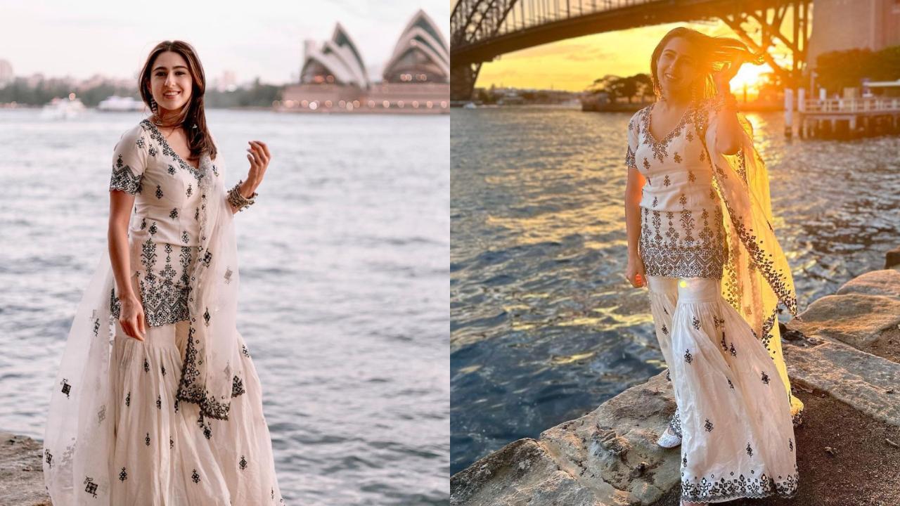 IN PHOTOS: Sara Ali Khan flaunts her desi outfit in Australia