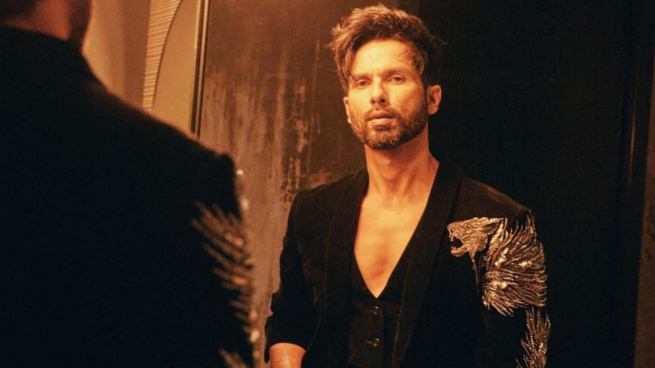 IN PHOTOS: Shahid Kapoor channels his inner black panther in a chic tuxedo