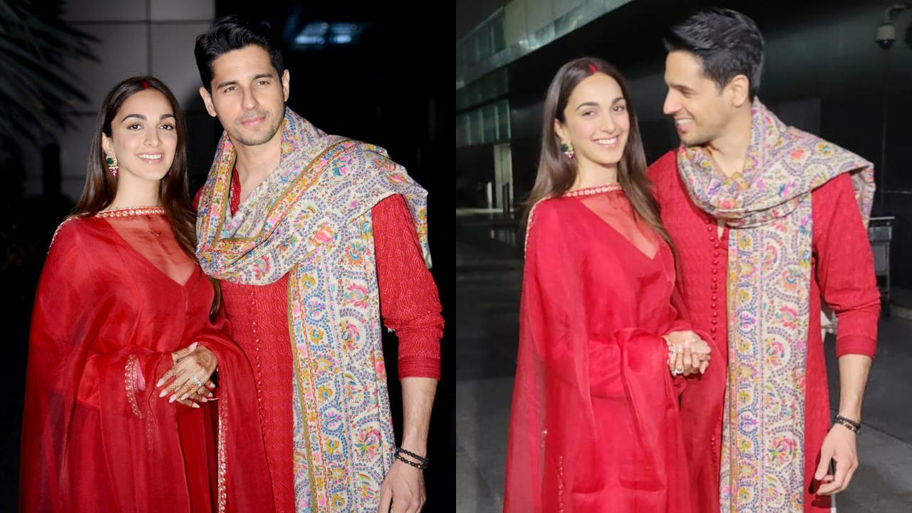 In Pics: Sidharth-Kiara look adorable as they twin in red