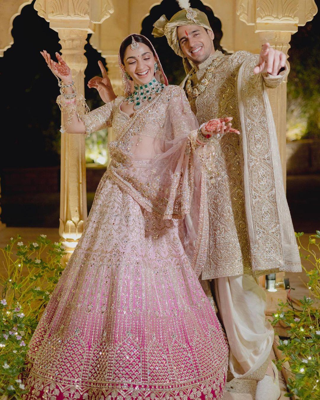 The couple also wore Manish Malhotra designs for their wedding ceremony. The happy couple also hosted a reception in Mumbai for their friends and colleagues in the film industry