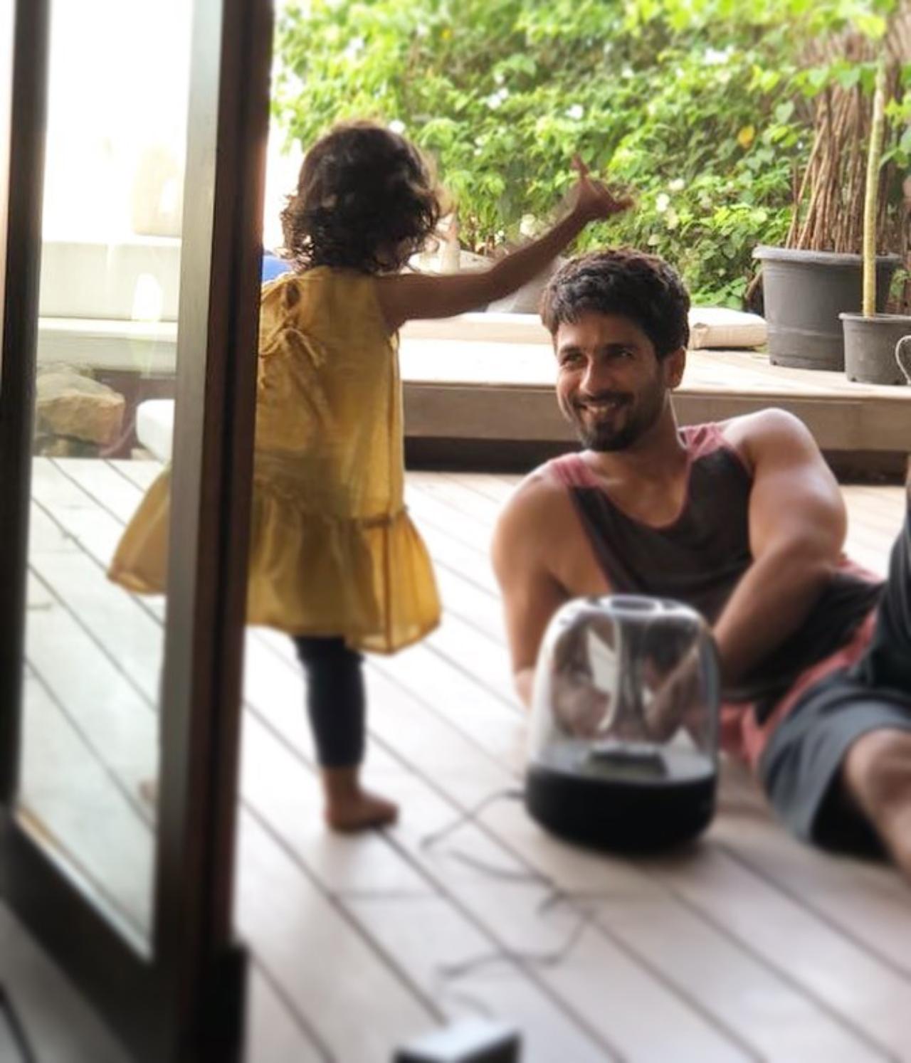 Shahid Kapoor has been a hands-on father and Mira had once revealed that she was taken by surprise to see a totally different side of Shahid as he donned the role of a father