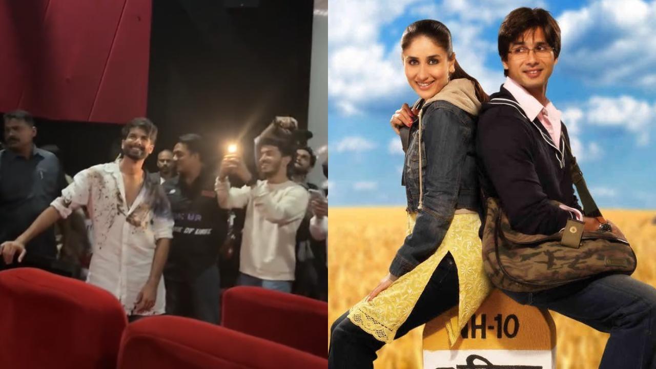 WATCH: Shahid Kapoor surprises fans with theatre visit on last day of 'Jab We Met' screening in theatre