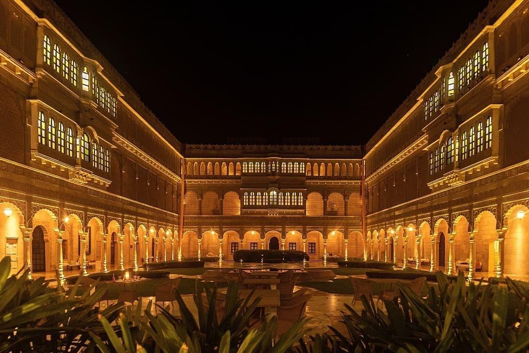 This is the magnificient central courtyard of the palace