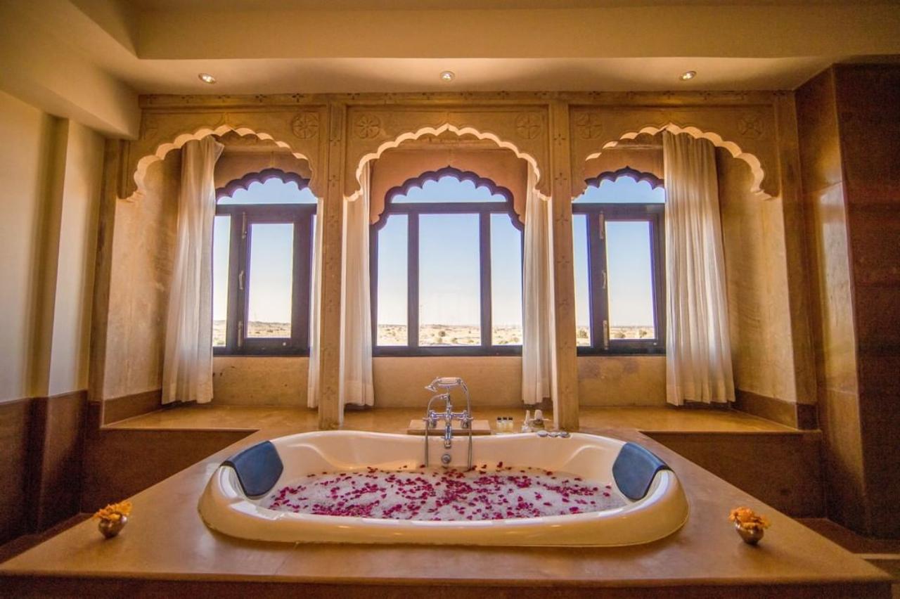 The hotel has 84 luxury rooms booked for guests. At the same time, 70 luxury vehicles have been booked for the guests. This includes Mercedes, Jaguar and BMW. The contract for the vehicles has been given to Jaisalmer's biggest tour operator, Lucky Tour & Travels