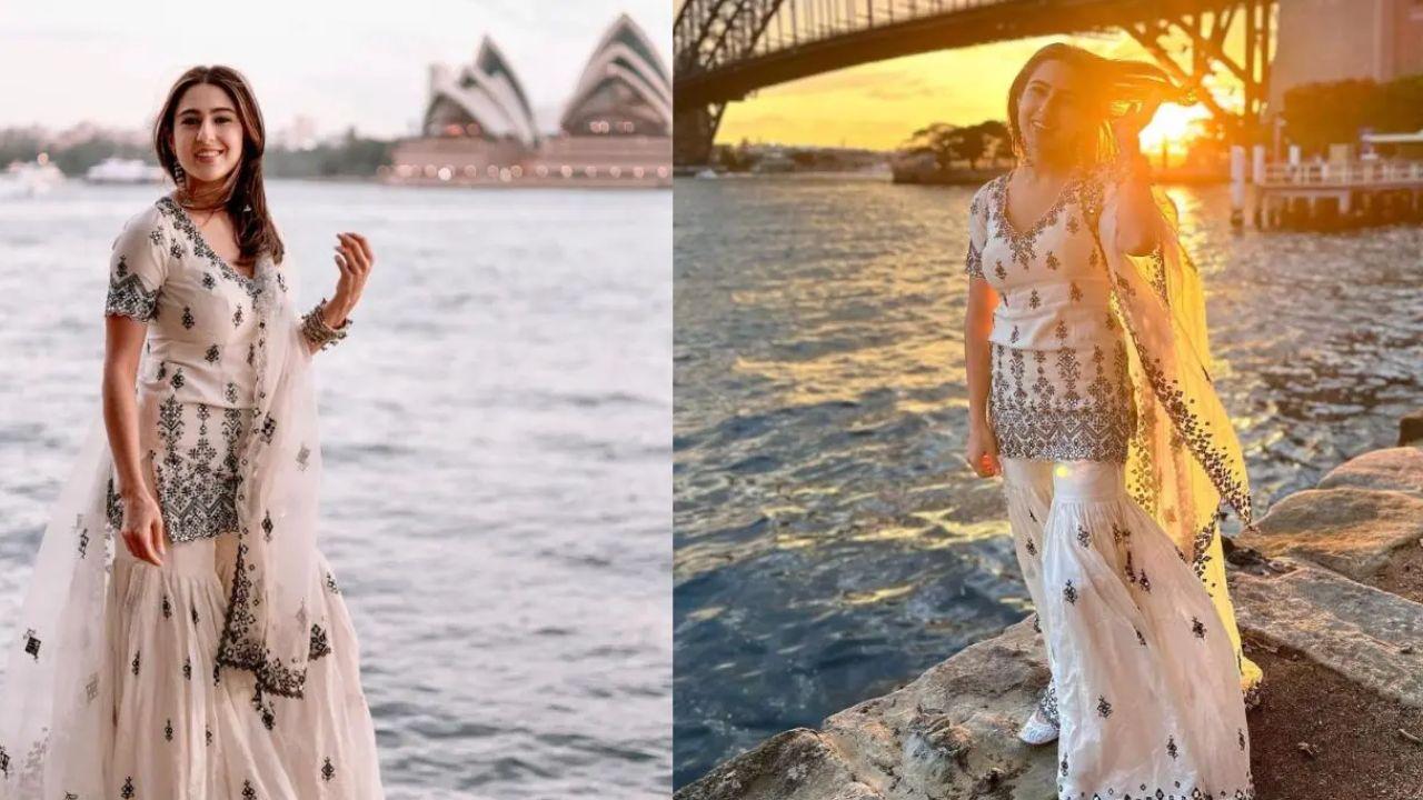 Sara Ali Khan has been in Australia for the last couple of weeks. The actress has been sharing pictures of herself from her time in the country. Recently, she did a photoshoot in the beautiful locales of the island country wearing a desi fit. Read full story here
