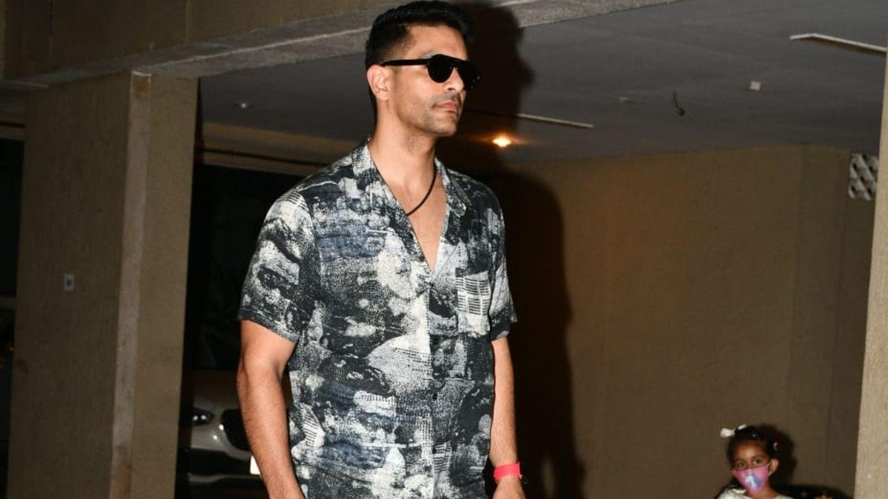 Angad Bedi too was seen in attendance at the birthday bash.
 