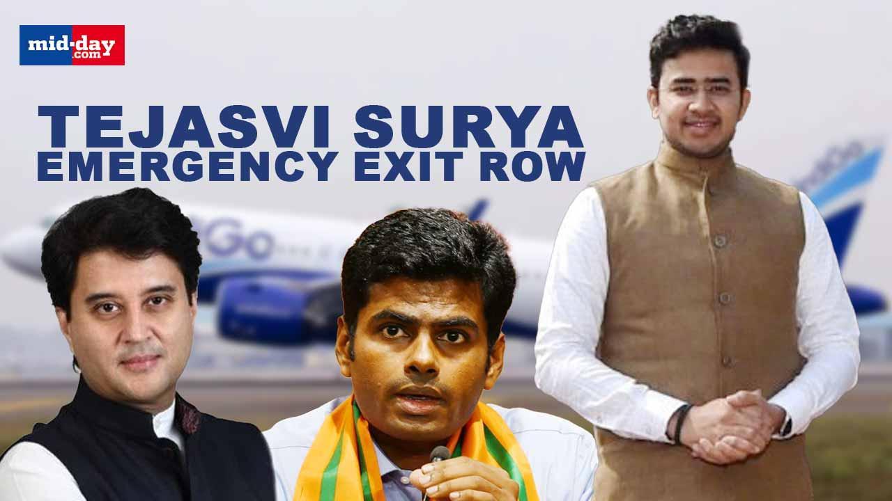 Tejasvi Surya Emergency Exit Row: BJP's K Annamalai backs Karnataka MP