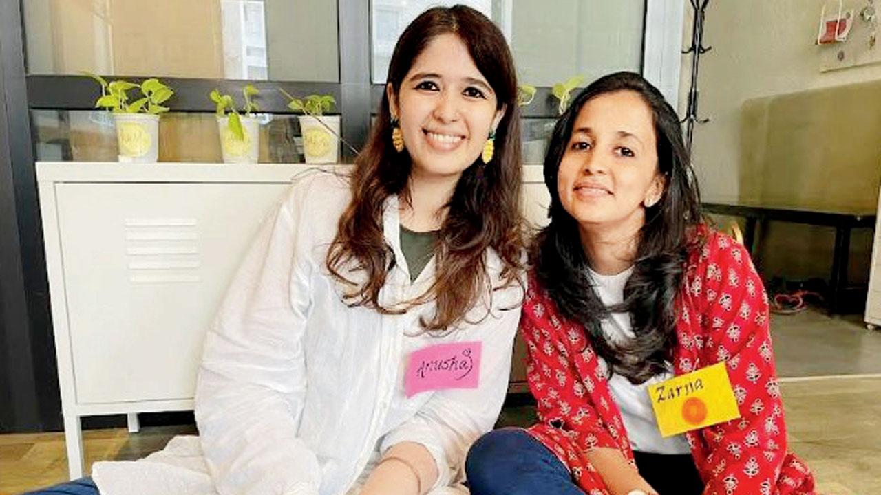 Anusha Manjani and Zarna Sanghrajka