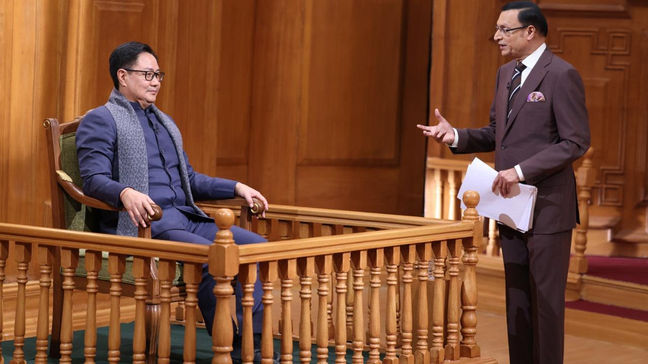 'Secret reports on appointment of judges must not be put in public domain': Law Minister Rijiju tells Rajat Sharma in 'Aap Ki Adalat'