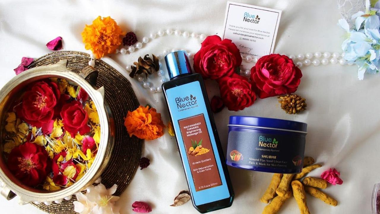 Blue Nectar: A Contemporary Ayurved beauty brand with a Sensorial touch
