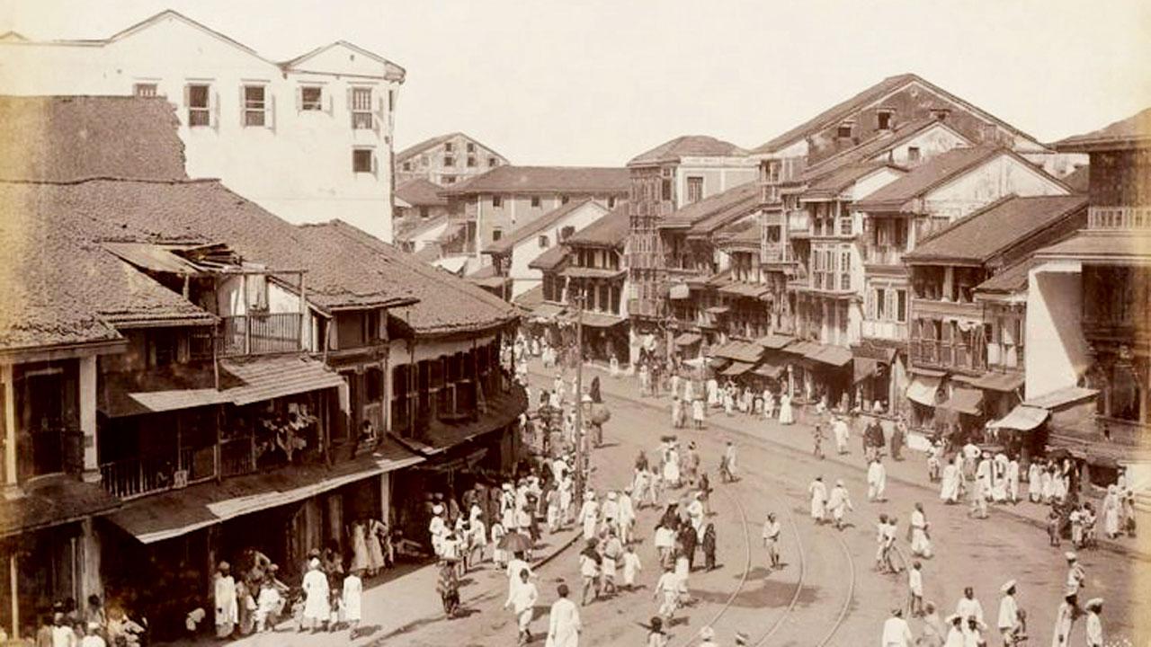 An archival picture of Bhendi Bazar. PIC COURTESY/Wikimedia commons