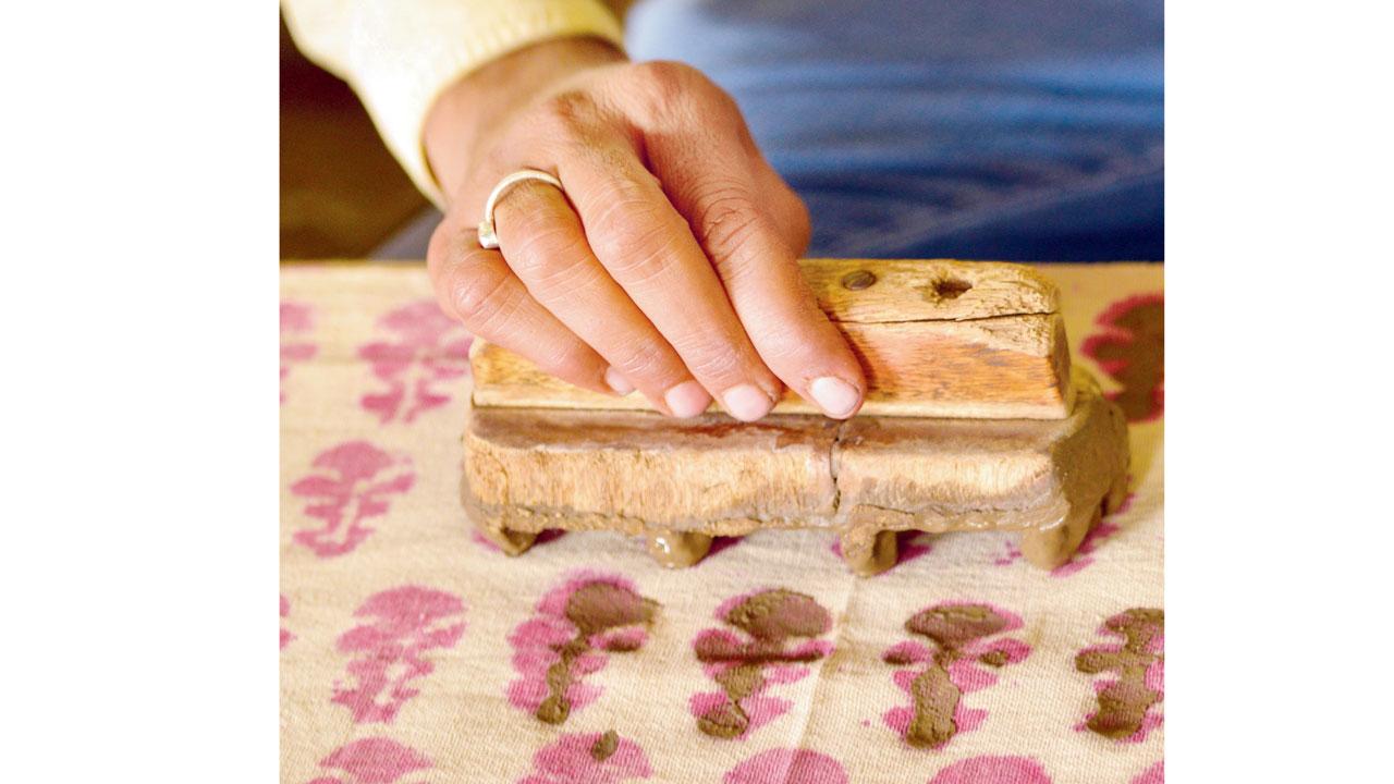 An example of block printing. Representation Pic