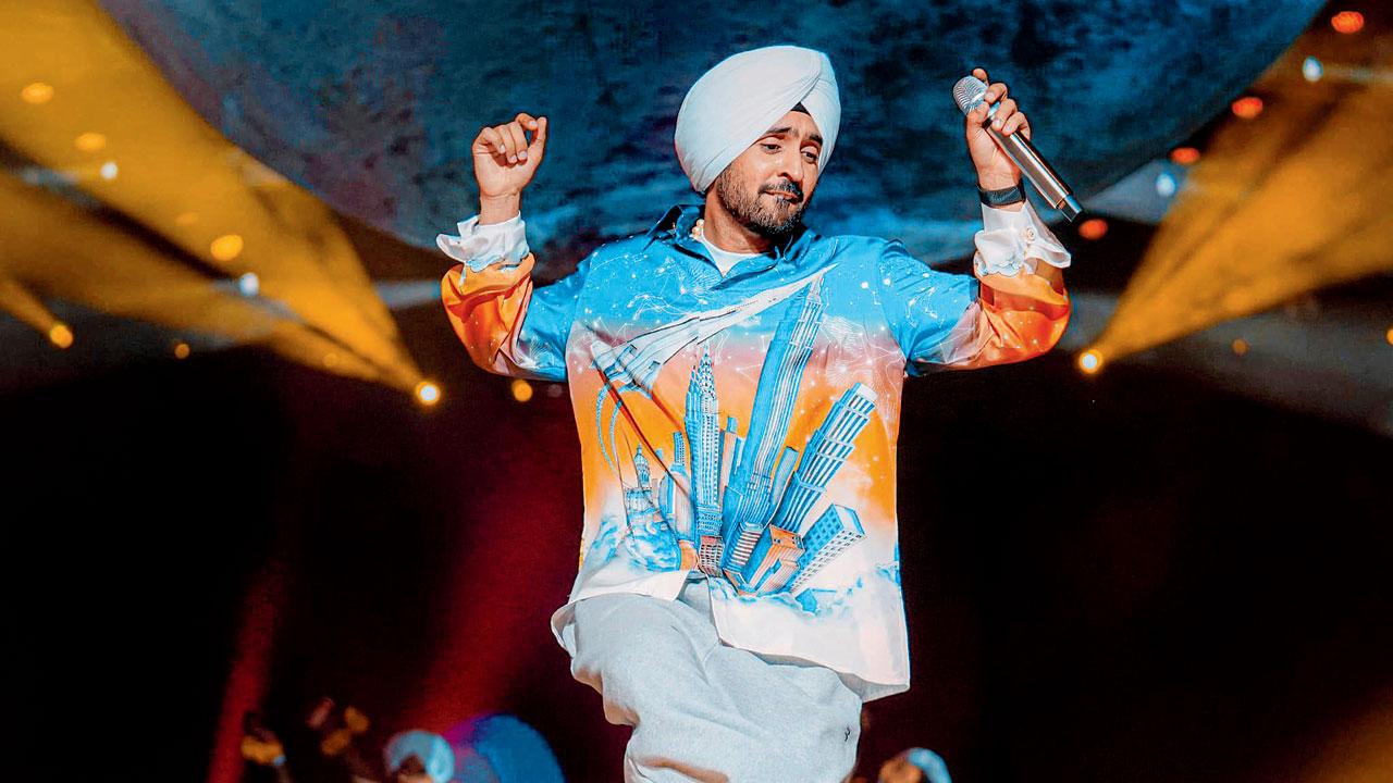 Diljit Dosanjh performs at a concert. PIC COURTESY/FACEBOOK