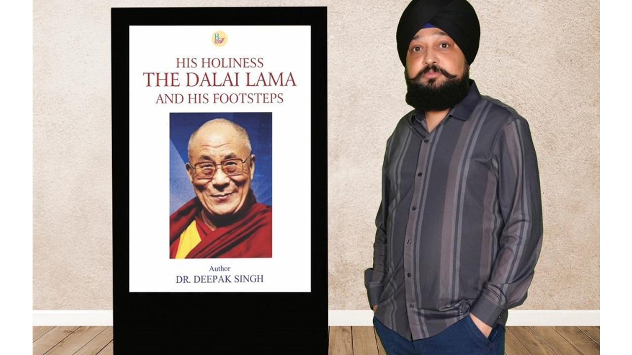 Dr. Deepak Singh’s Book 'His Holiness THE DALAI LAMA and His Footstep'