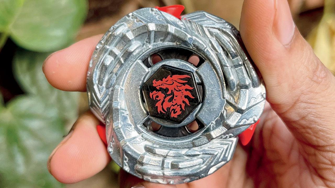 A drago guardian Beyblade from Mendes’ collection