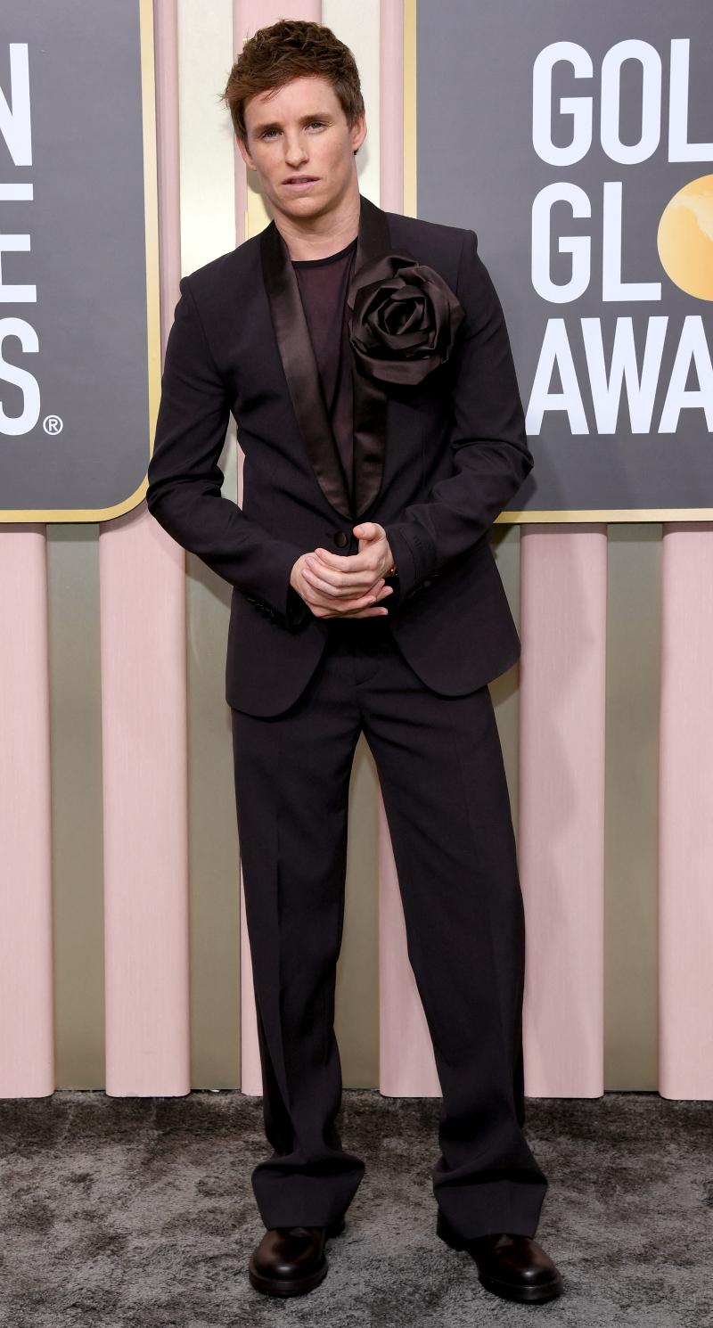Eddie Redmayne: Popular for movies like 'The Danish Girl', 'The Theory of Everything' and The 'Fantastic Beasts series among others, the British actor looked dapper in a brown Valentino suit that featured a large floral embellishment. 