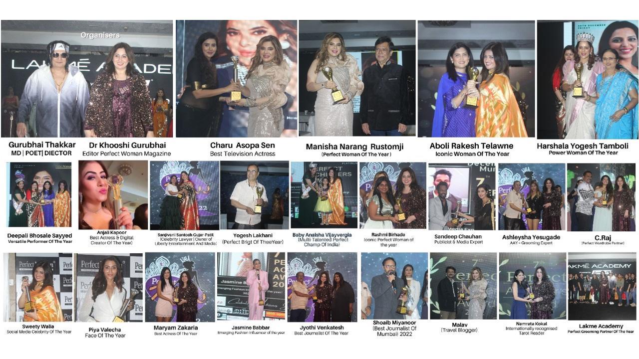 Perfect Woman Magazine acknowledged precise talent at 7th Perfect Achievers Award where celebrities joined to encourage Awardees 