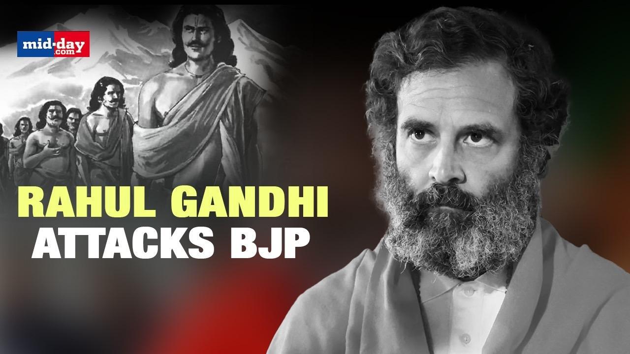 ‘Pandavas Never Implemented GST, Demonitisation’, Rahul Gandhi Attacks BJP