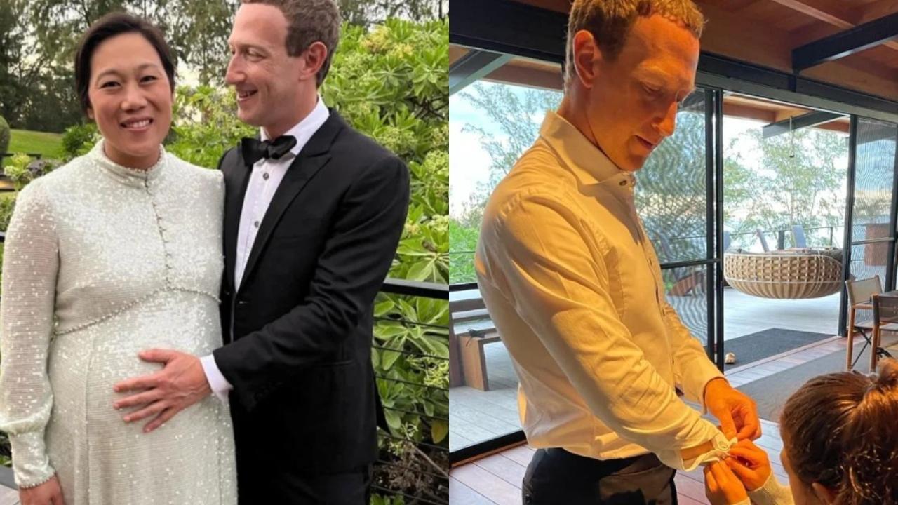 Mark Zuckerberg shares photo with pregnant wife, says 