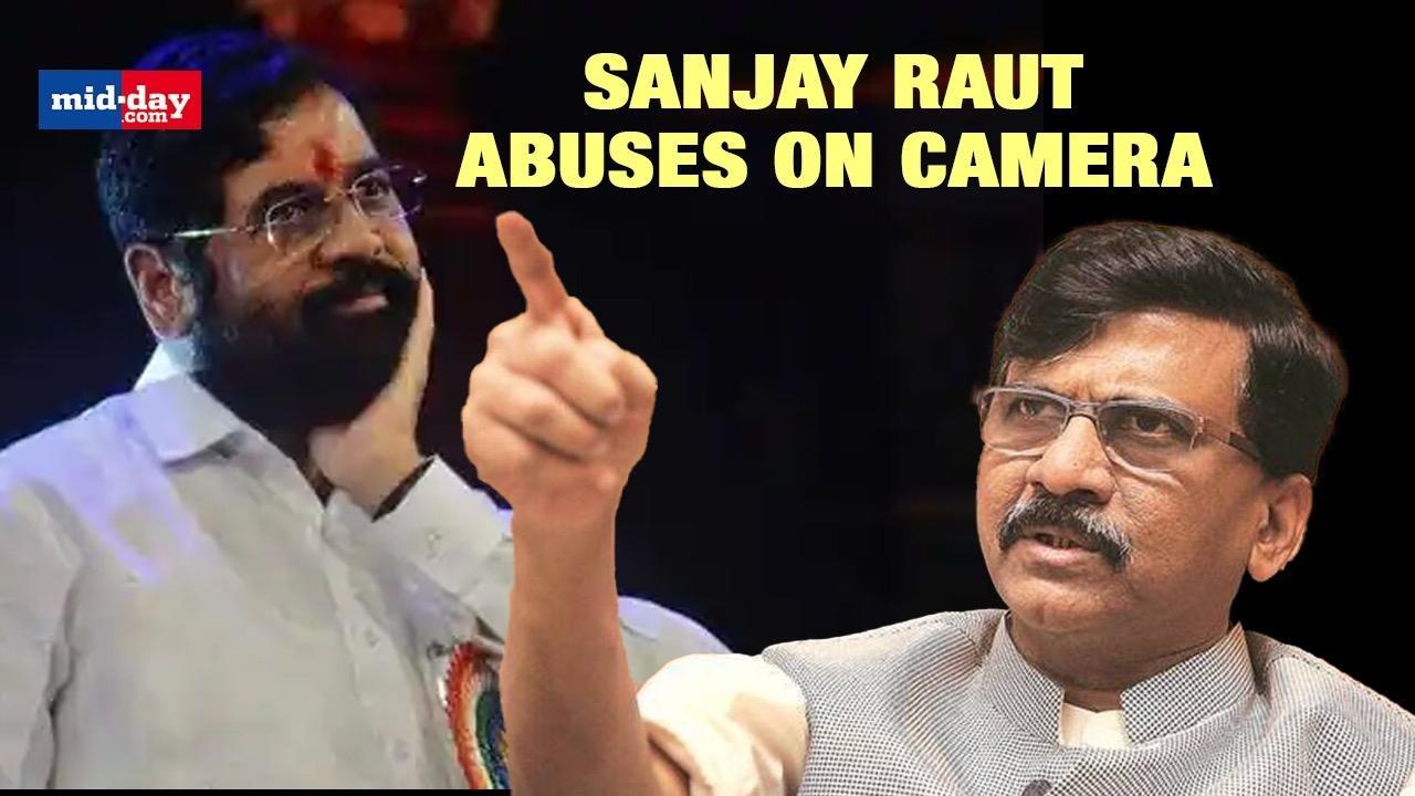 Raut Abuses Ministers On Camera Over Remarks On Chhatrapati Shivaji Maharaj