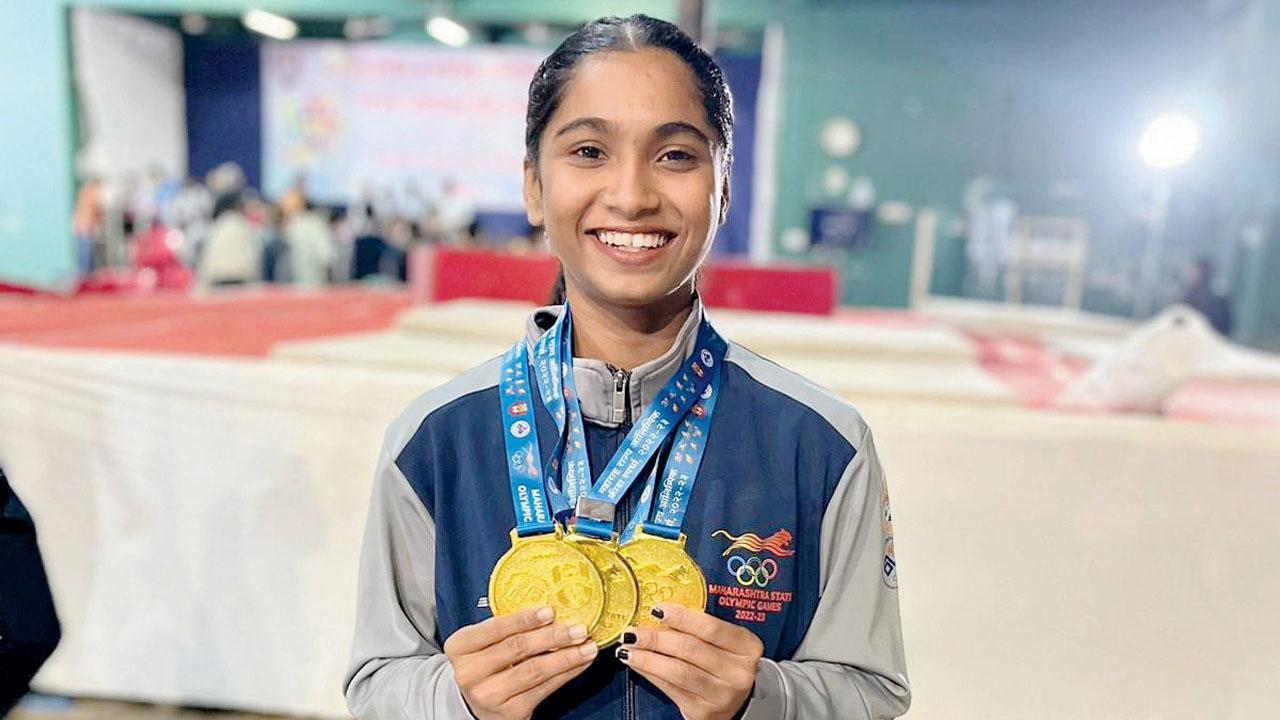 Mallakhamb player Janhavi Jadhav has played in 8 state level competitions and 6 national level competitions and won individual medals in them