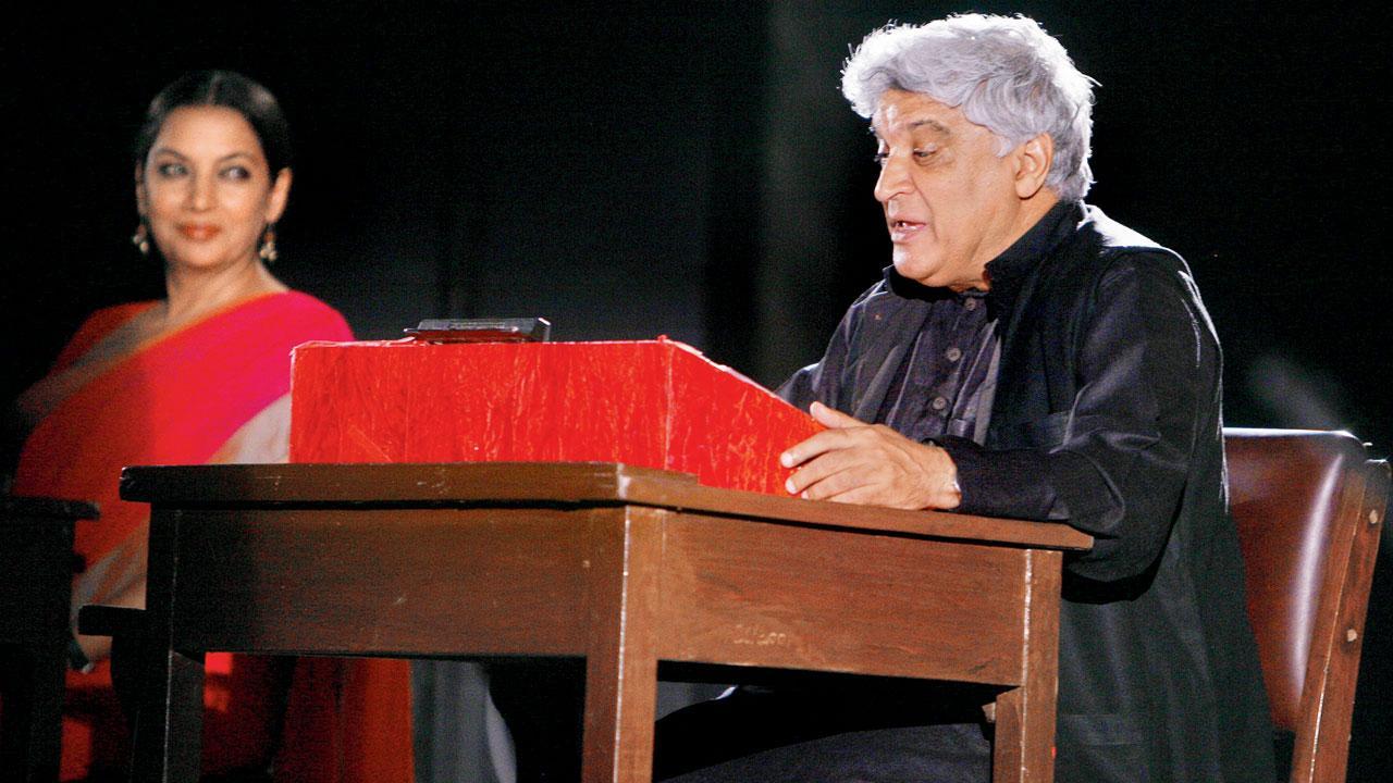 Javed Akhtar: ‘I’d sleep under the porch of Khar railway station’