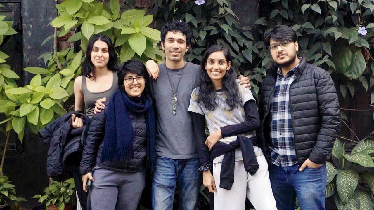 The Karan Mahajan Band. Pic/Instagram