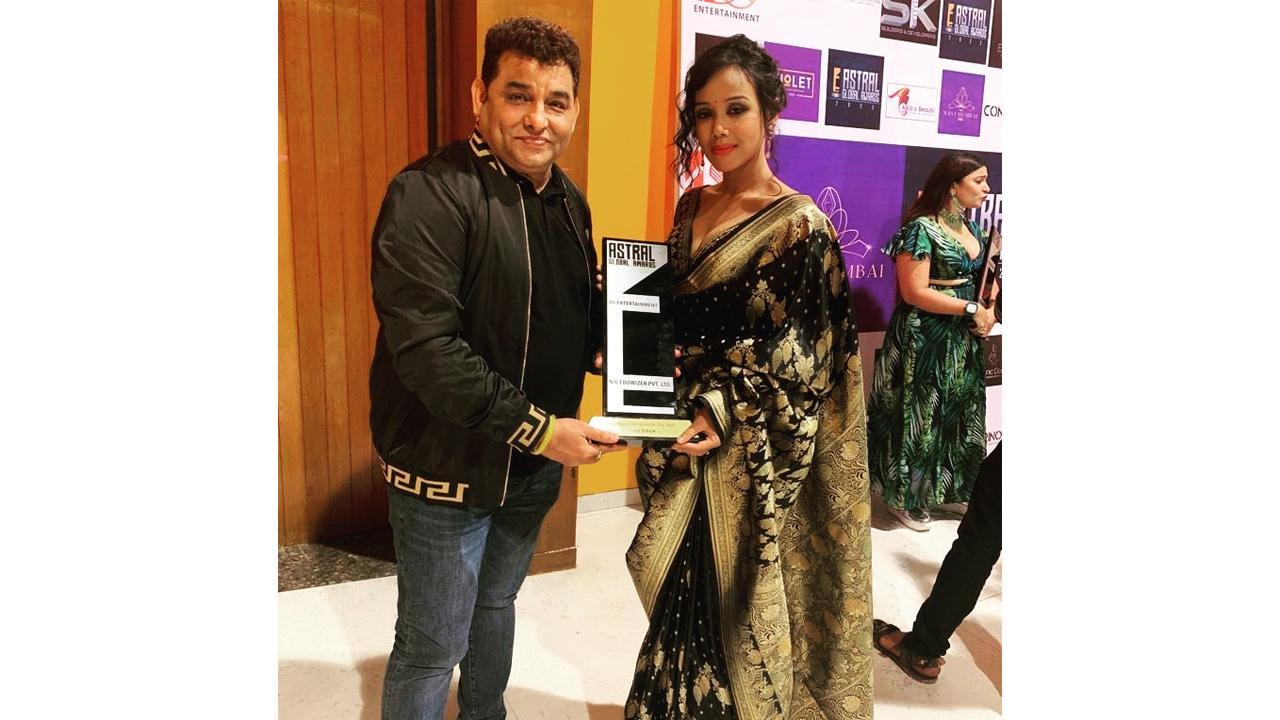 Versatile Actress Liza Singh Honoured.