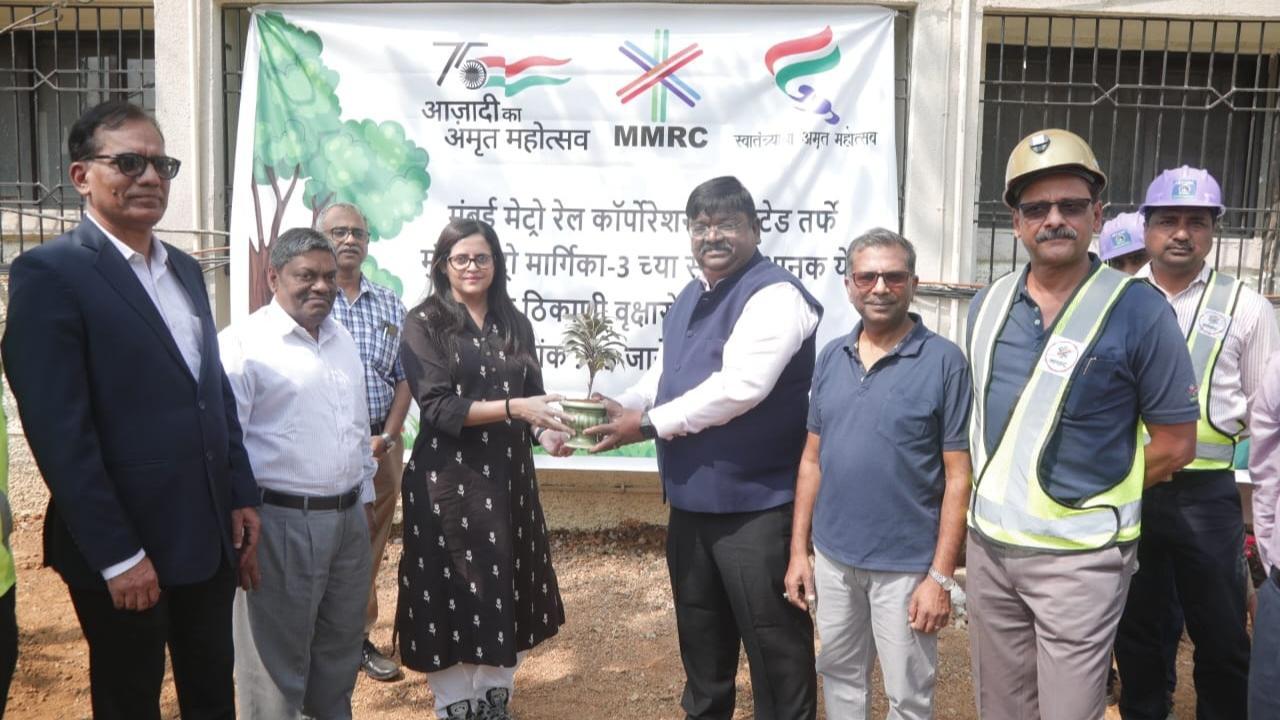 Colaba-Bandra-SEEPZ Metro-3 Corridor: MMRC begins tree plantation drive