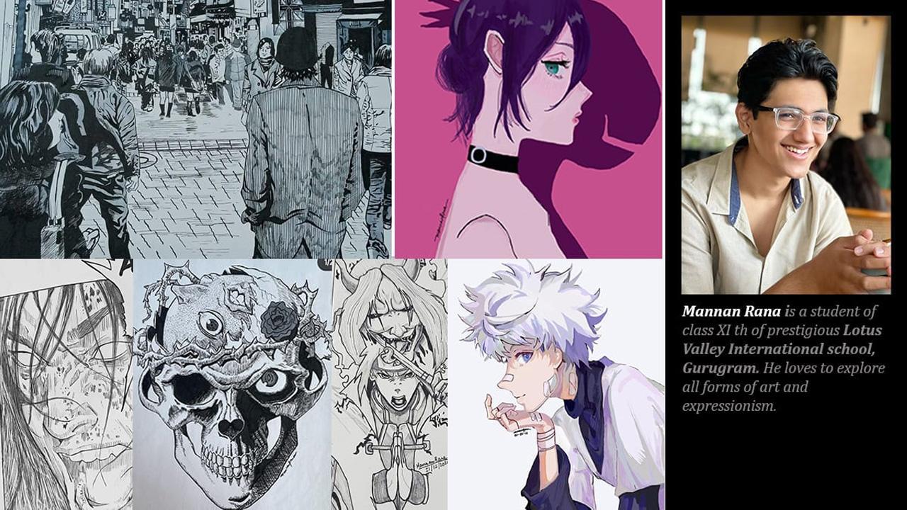 A teenage artist’s take on Japanese art form “Manga”.