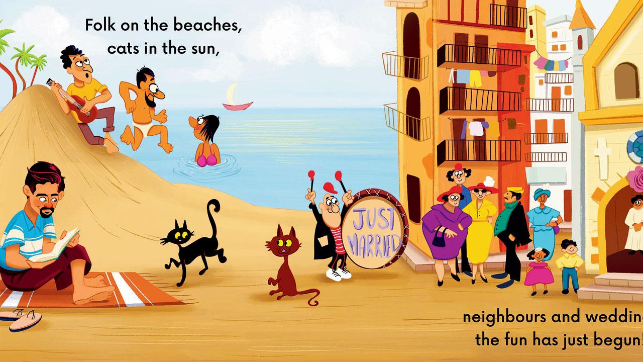 An illustrated page from the picture book. Pic courtesy/AdiDev Press