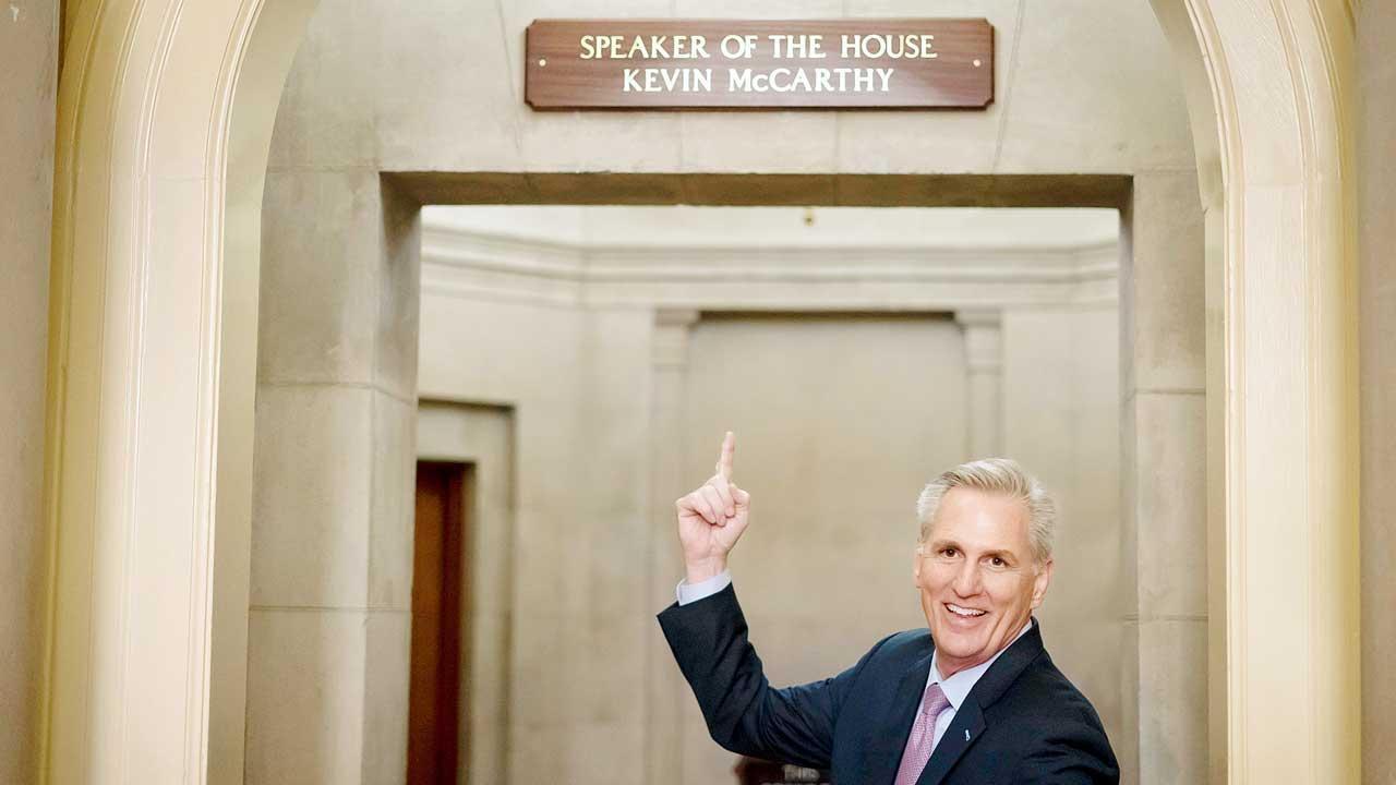 Republican Kevin McCarthy elected House speaker in post-midnight ballot