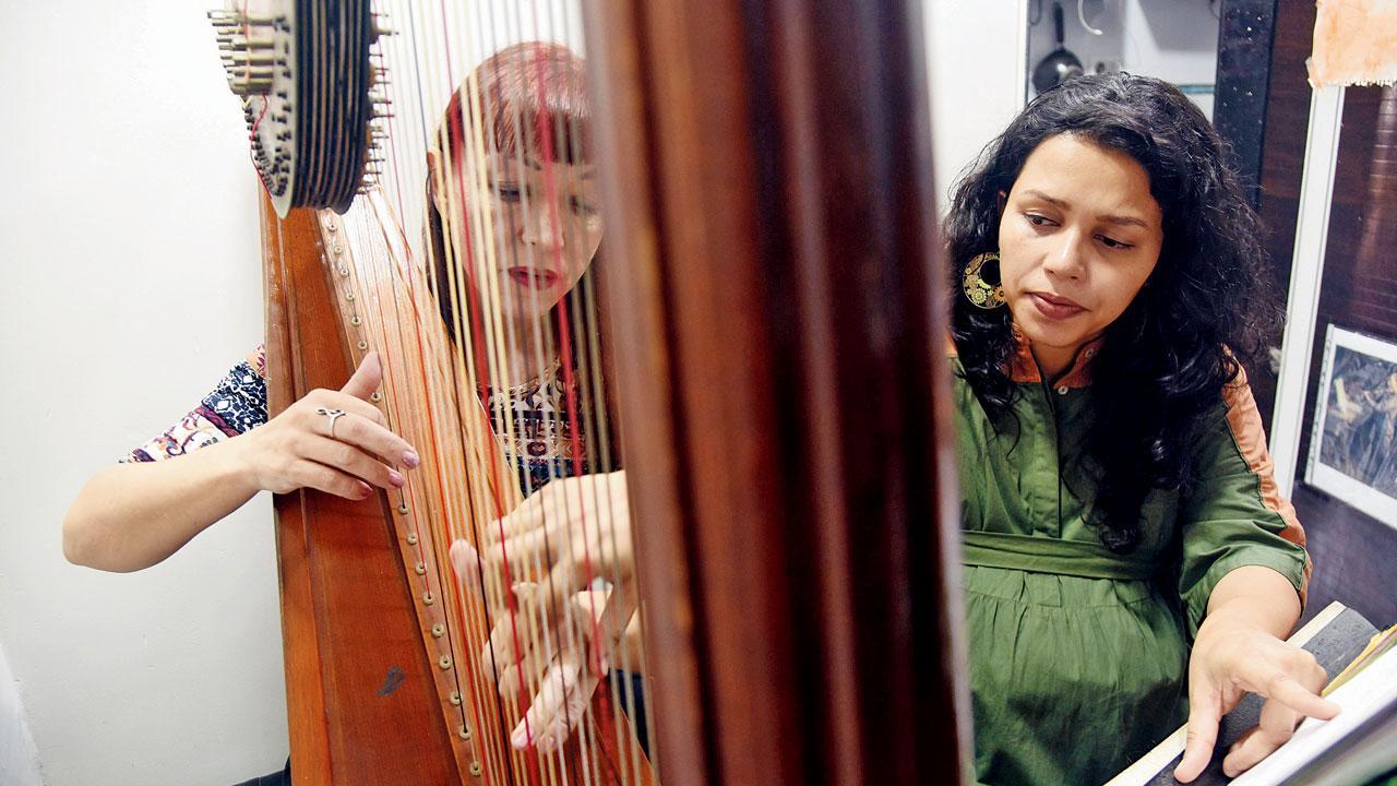 Mumbai-based harpist is helping students learn how to play the instrument with novel approaches