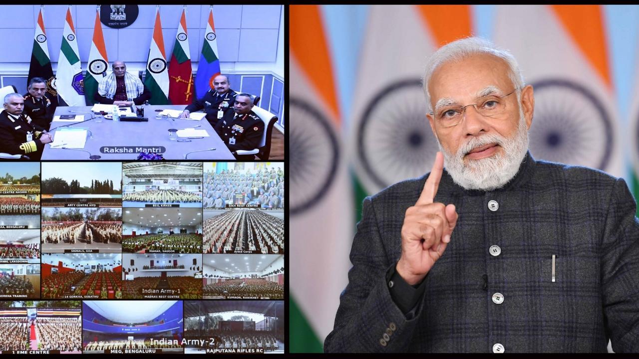 PM Narendra Modi congratulates Agniveers on being pioneers of path-breaking Agnipath Scheme