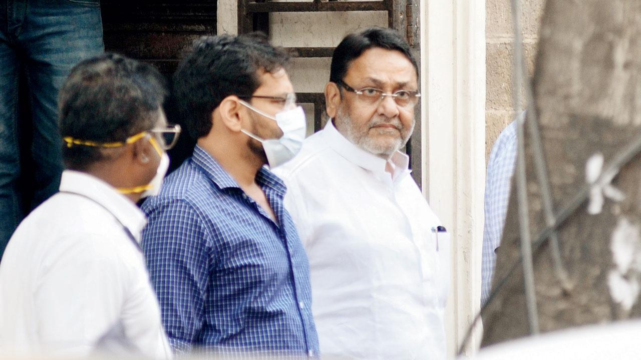 NCP spokesperson and former Cabinet minister Nawab Malik was arrested in connection with a money laundering case
