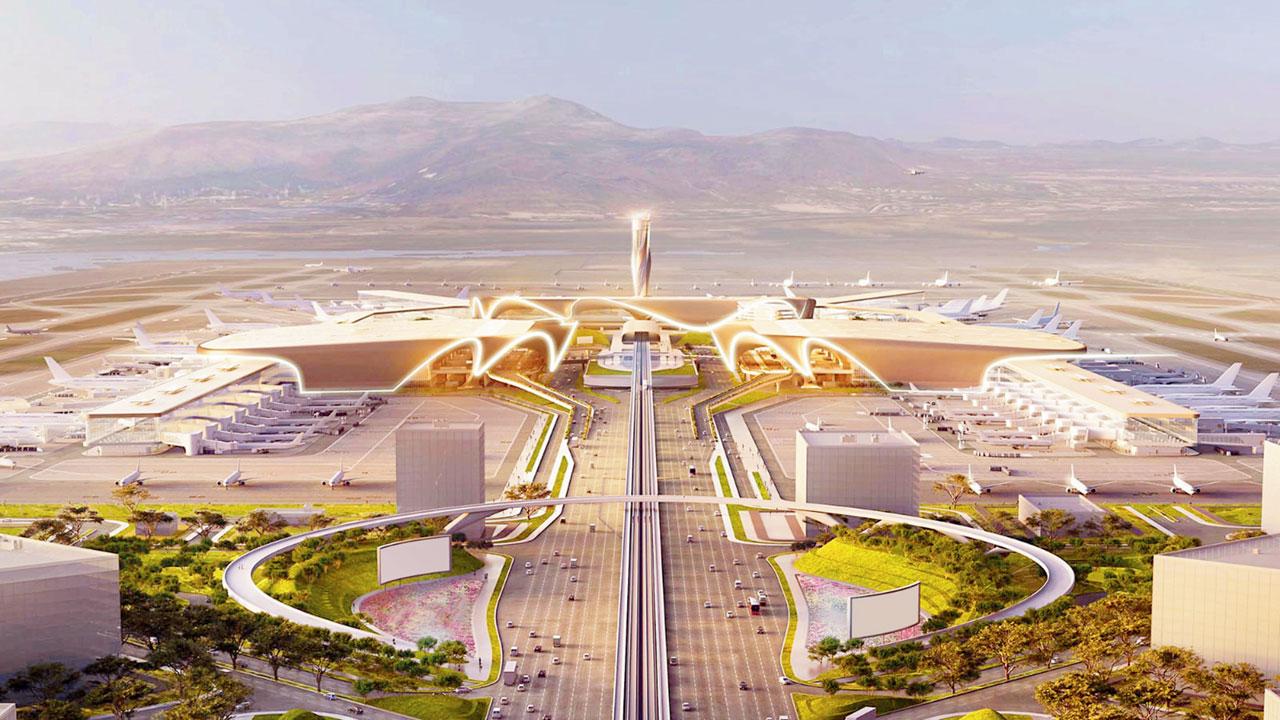 Pre-development work for the airport project has been  completed. PIC courtesy/CIDCO