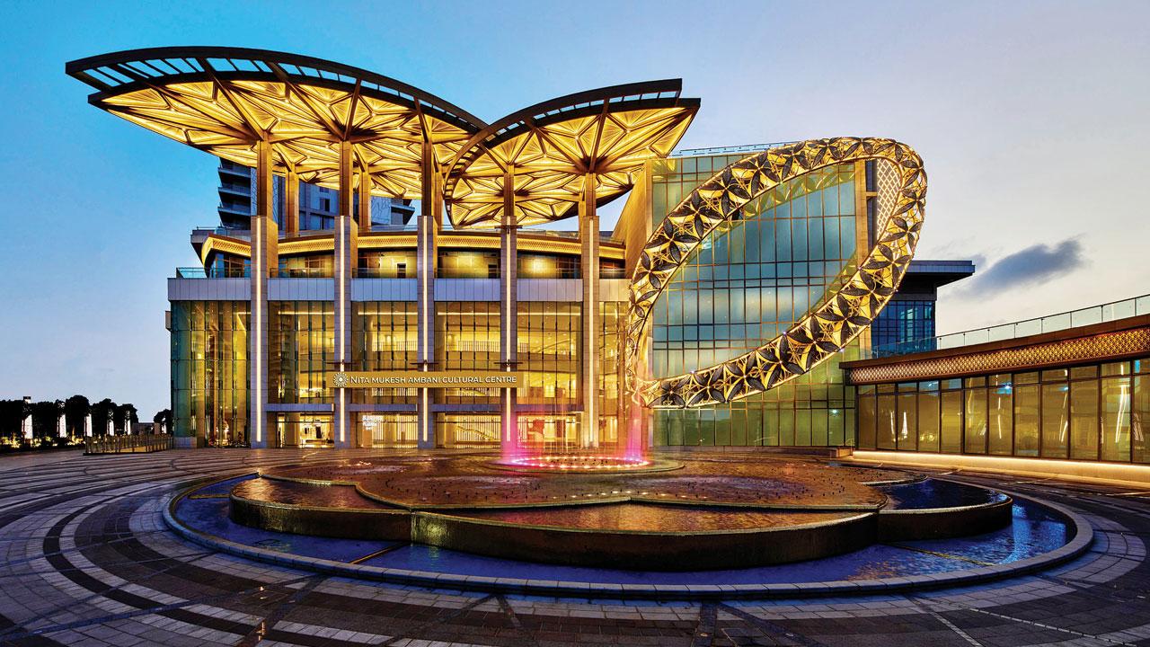 An artist’s vision of the Nita Mukesh Ambani Cultural Centre