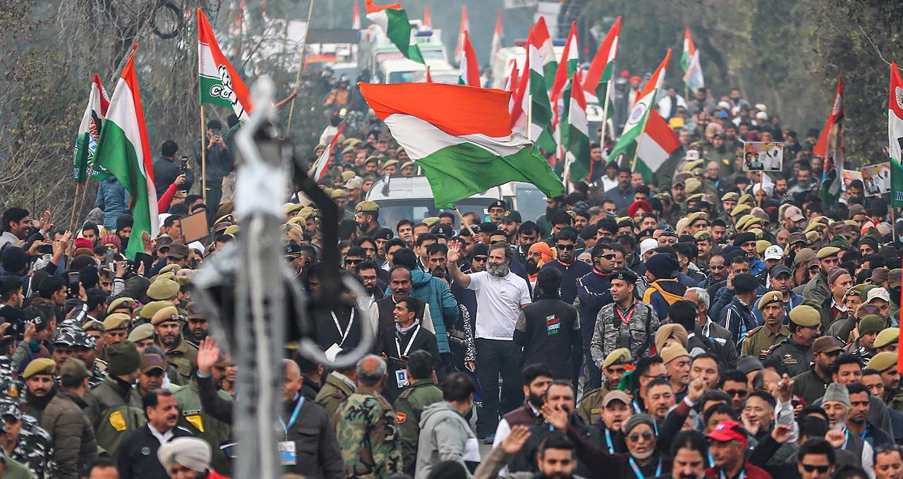 Jammu: Congress cancels afternoon leg of Bharat Jodo Yatra amid landslides, to resume on Friday