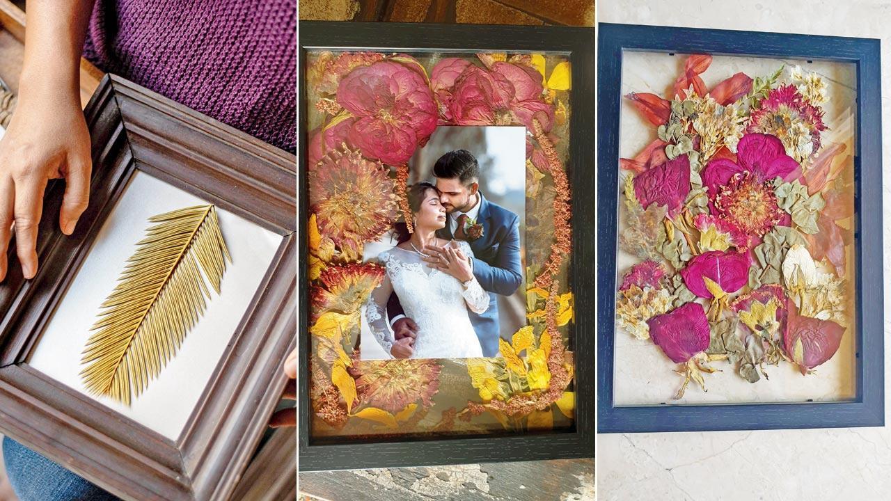 This Mumbai florist frames your bridal bouquets to preserve memories