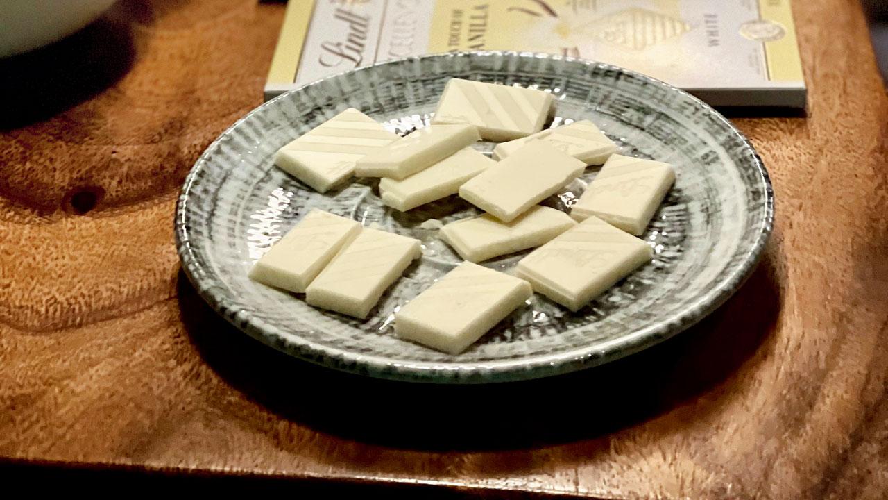 Samples of chocolate at a previous event