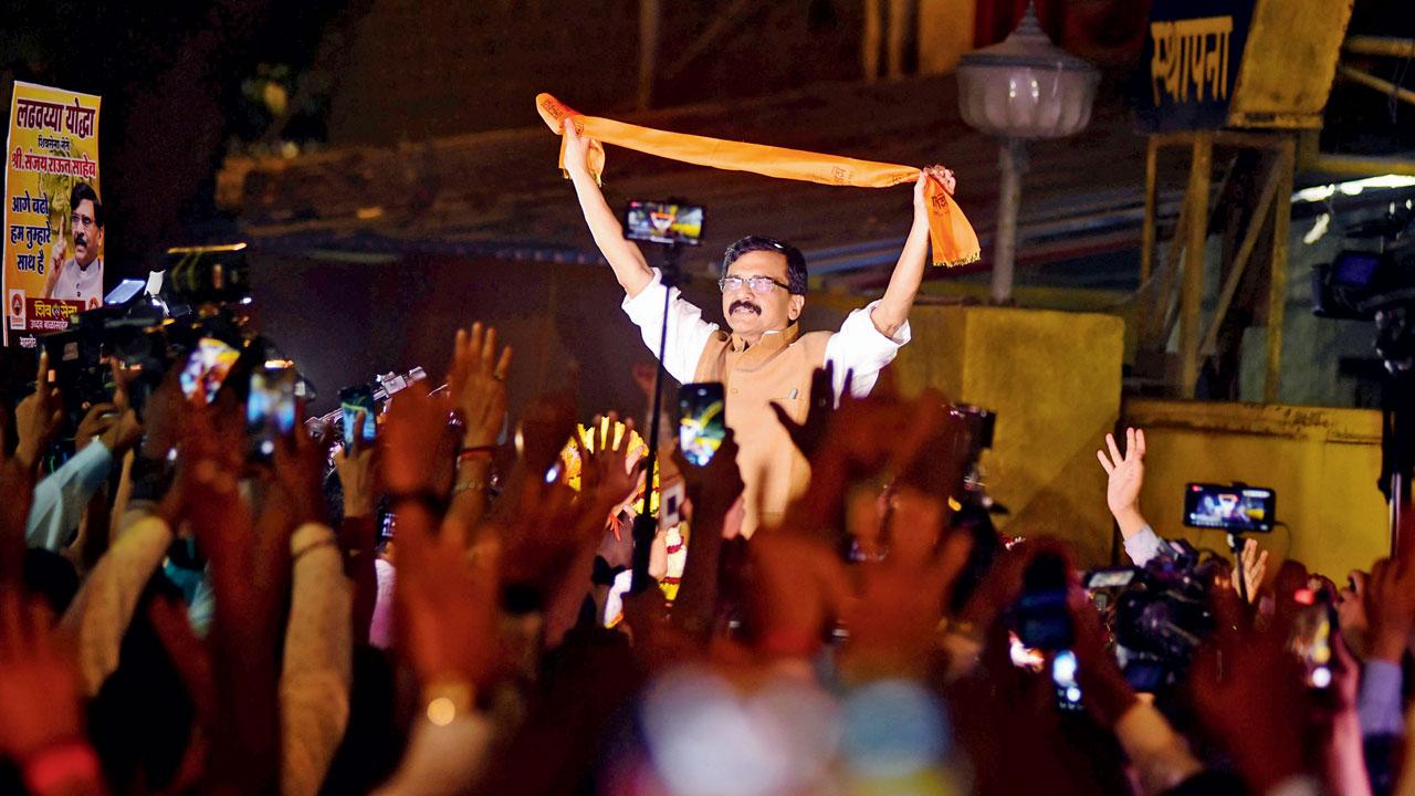 Sena spokesperson Sanjay Raut was granted bail by a special court three months after his arrest