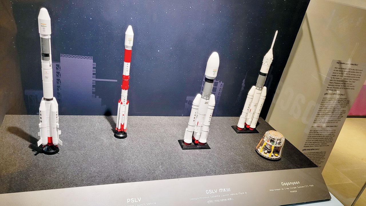 GSLV MKII, PSLV, GSLV MKIII, and Gaganyaan. Pics/Sammohinee Ghosh