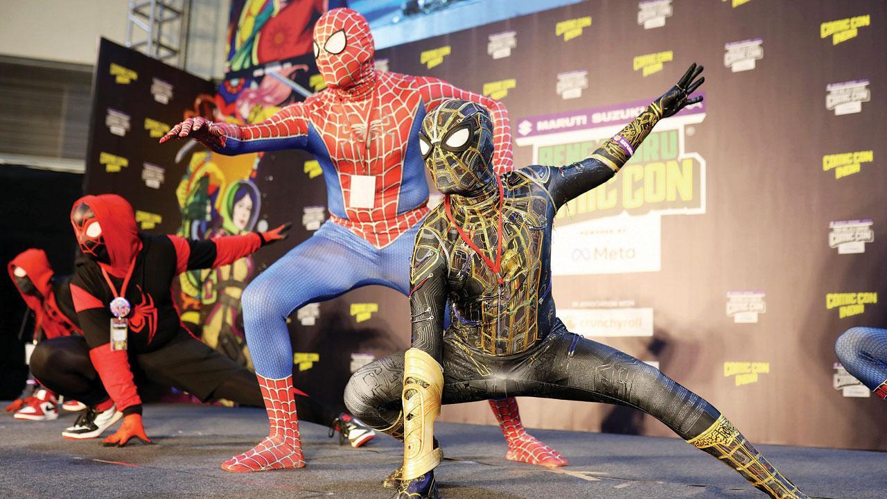 Spider-Man cosplay at a previous edition