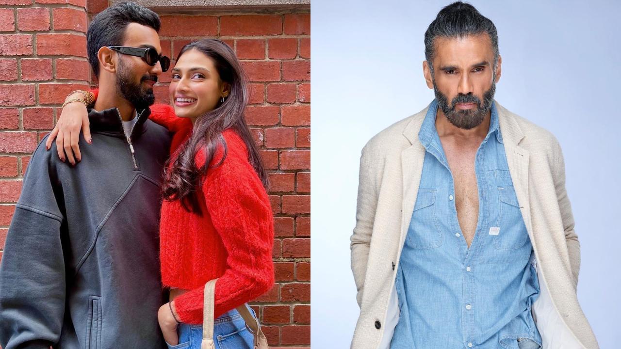 Suniel Shetty grabs attention as he reacts to would-be son-in-law KL Rahul's knock against Sri Lanka