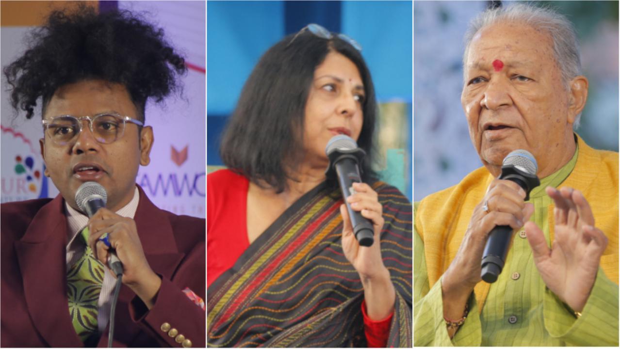 Suraj Yengde, Chitra Banerjee Divakaruni, Pandit Hariprasad Chaurasia delve into caste, history and music during their sessions at the Jaipur Literature Festival 2023