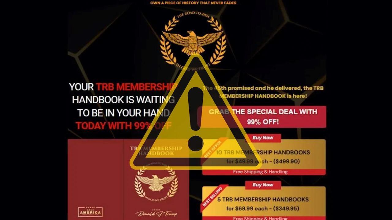 TRB Membership Handbook Reviews “POLITICIAN WARNS!” Must-Read Before You Buy
